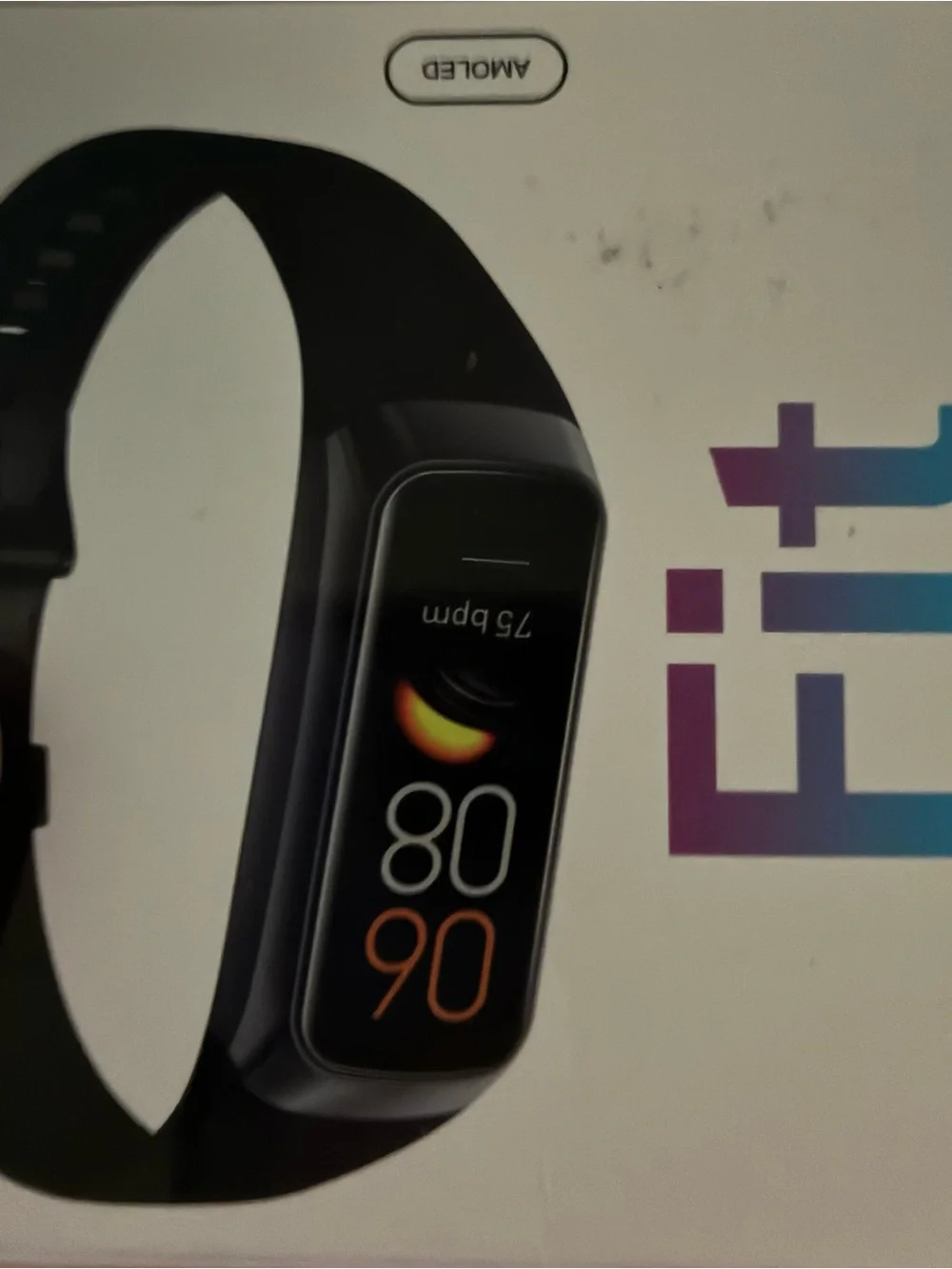 Smart Fitness Band in Black - Heart Rate & Activity Tracker
